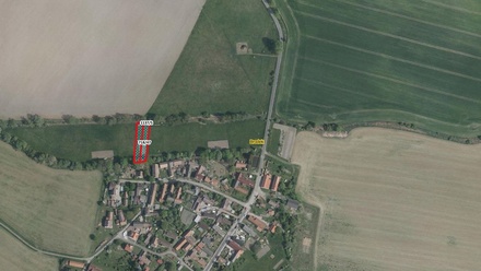 Prodej zahrady 1 392 m², Dětenice - Brodek