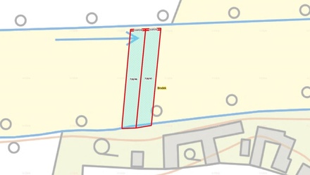 Prodej zahrady 1 392 m², Dětenice - Brodek