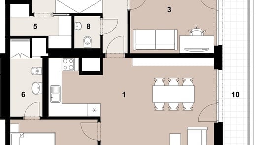 Prodej bytu 4+kk 108 m², Praha - Hloubětín