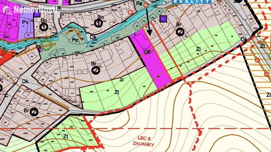 Prodej stavebního pozemku 2 166 m², Hvězdlice