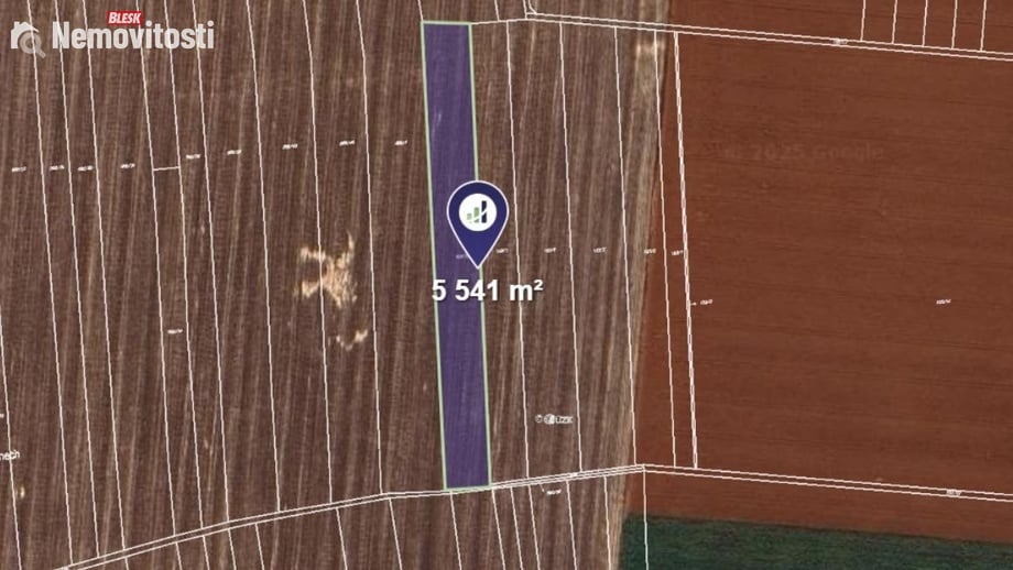 Prodej podílu 1/4 pole 1 385 m², Drahanovice