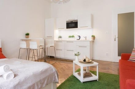 Pronájem bytu 1+kk 30 m², Praha 7, Holešovice