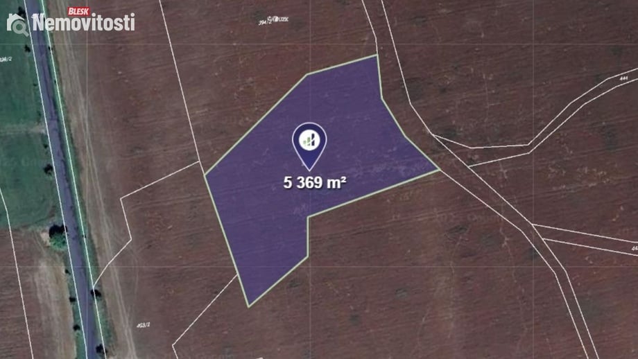 Prodej pole 5 369 m², Sádek