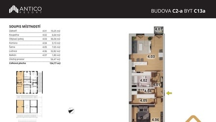 Prodej bytu 2+kk 95 m², Český Brod