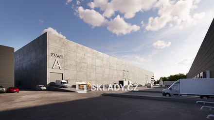 Pronájem skladu 1 000 m², Zápy