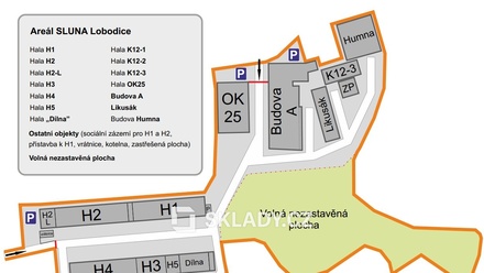 Pronájem skladu 360 m², Lobodice