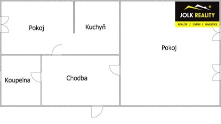 Pronájem bytu 1+1 48 m², Opava - Předměstí