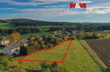 Prodej stavebního pozemku 1 884 m², Drahkov