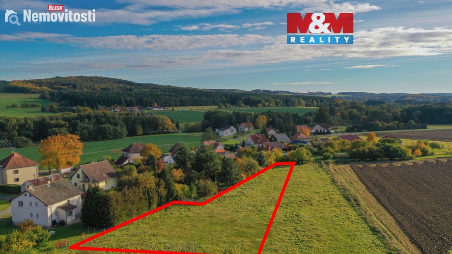 Prodej stavebního pozemku 1 884 m², Drahkov