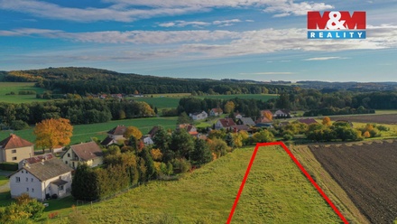 Prodej stavebního pozemku 2 215 m², Drahkov