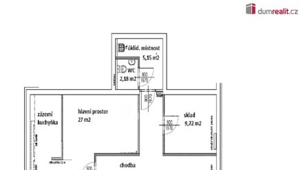 Pronájem kanceláře 60 m², Týnec nad Sázavou