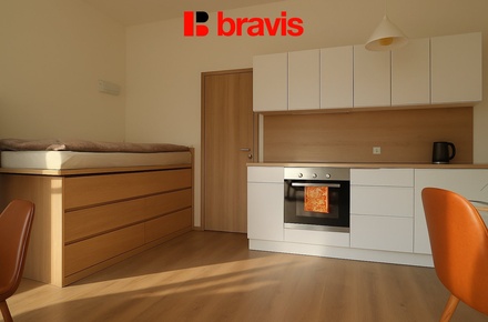 Pronájem bytu 1+kk 28 m², Brno - Zábrdovice