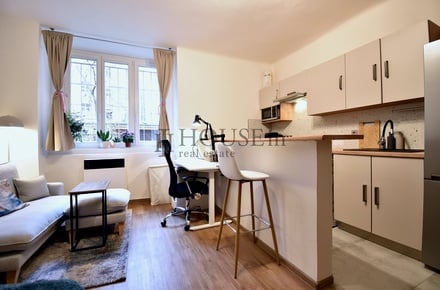 Pronájem bytu 1+kk 27 m², Praha - Vršovice