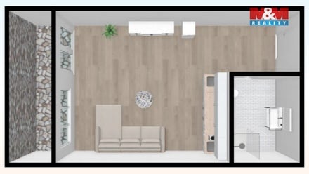 Prodej bytu 1+kk 21 m², Most