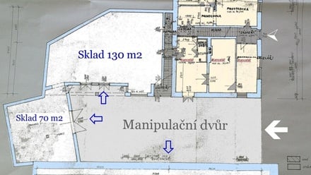 Prodej skladu 1 490 m², Zdice