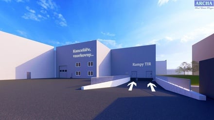 Pronájem skladu 5 000 m², Hostomice