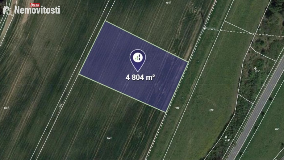 Prodej pole 4 804 m², Benátky nad Jizerou