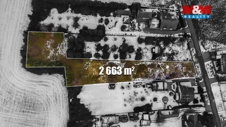 Prodej stavebního pozemku 2 660 m², Vlkava