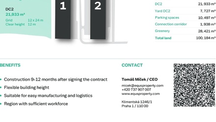 Pronájem skladu 10 000 m², Světlá nad Sázavou
