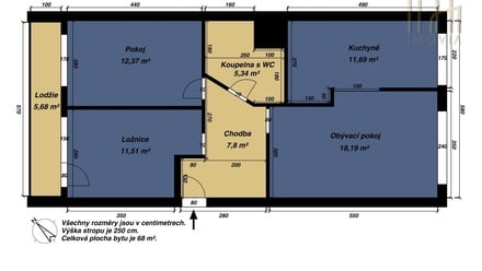 Prodej bytu 3+1 68 m², Most