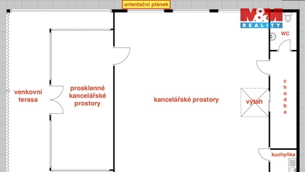 Pronájem kanceláře 123 m², Ostrava-Jih
