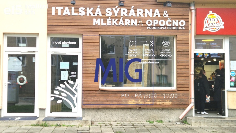 Pronájem obchodního prostoru 52 m², Brno - Černá Pole