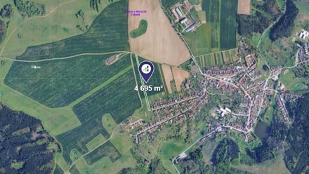 Prodej stavebního pozemku 4 695 m², Ostrov u Macochy