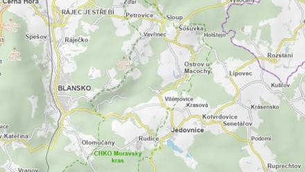 Prodej stavebního pozemku 4 695 m², Ostrov u Macochy