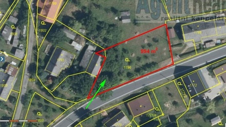 Prodej stavebního pozemku 994 m², Nový Malín