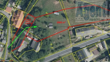 Prodej stavebního pozemku 2 565 m², Nový Malín