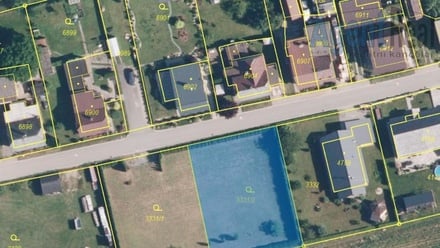 Prodej stavebního pozemku 981 m², Libina