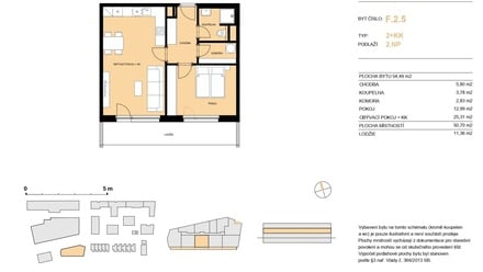 Prodej bytu 2+kk 54 m², Pardubice IV