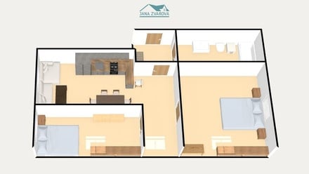 Prodej bytu 3+kk 71 m², Nová Ves nad Nisou