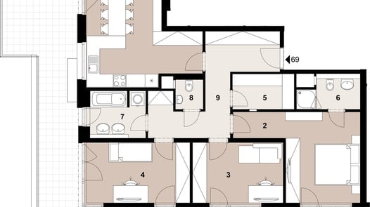 Prodej bytu 4+kk 105 m², Praha - Pitkovice