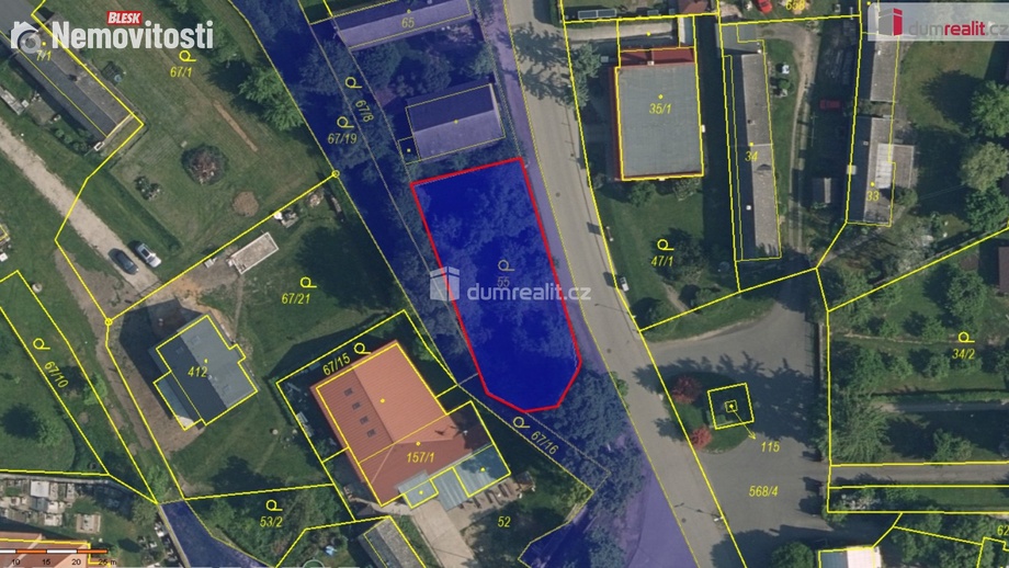 Prodej stavebního pozemku 759 m², Semčice