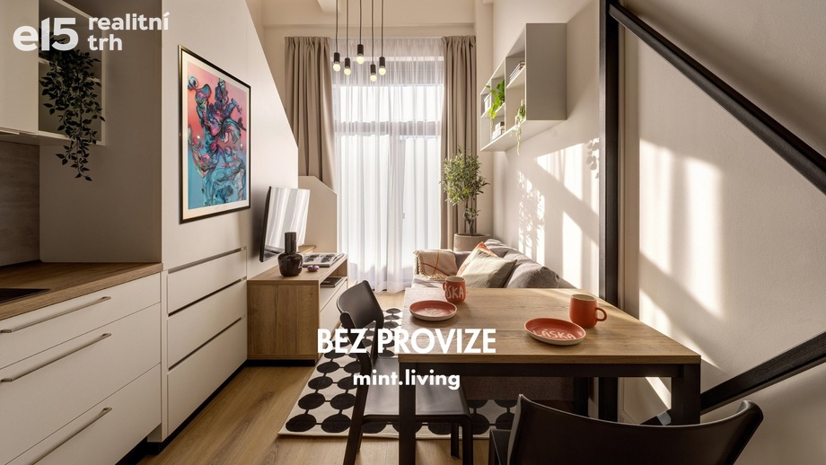 Pronájem bytu 1+kk 34 m², Praha - Hloubětín