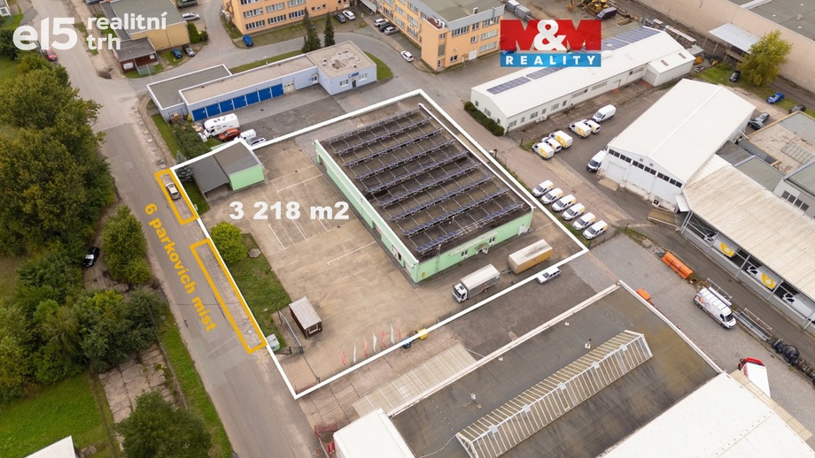 Pronájem skladu 1 072 m², Hradec Králové