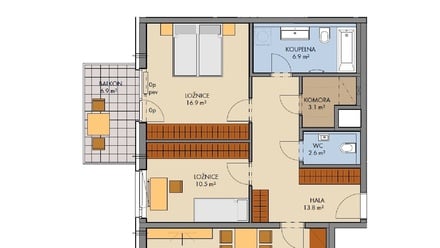 Prodej bytu 3+kk 87 m², Praha