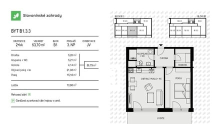 Prodej bytu 2+kk 54 m², Olomouc