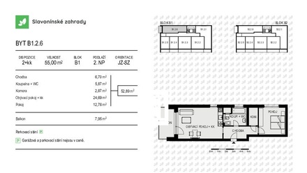 Prodej bytu 2+kk 55 m², Olomouc
