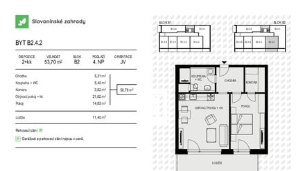 Prodej bytu 2+kk 54 m², Olomouc