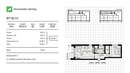 Prodej bytu 2+kk 55 m², Olomouc