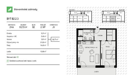 Prodej bytu 2+kk 54 m², Olomouc