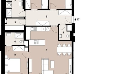 Prodej bytu 4+kk 109 m², Praha - Háje