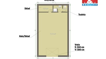 Pronájem skladu 89 m², Toužim