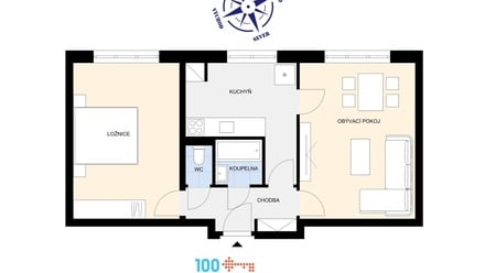 Prodej bytu 2+1 53 m², Praha - Záběhlice