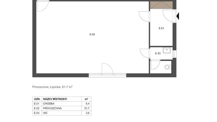 Prodej obchodního prostoru 617 m², Lipůvka