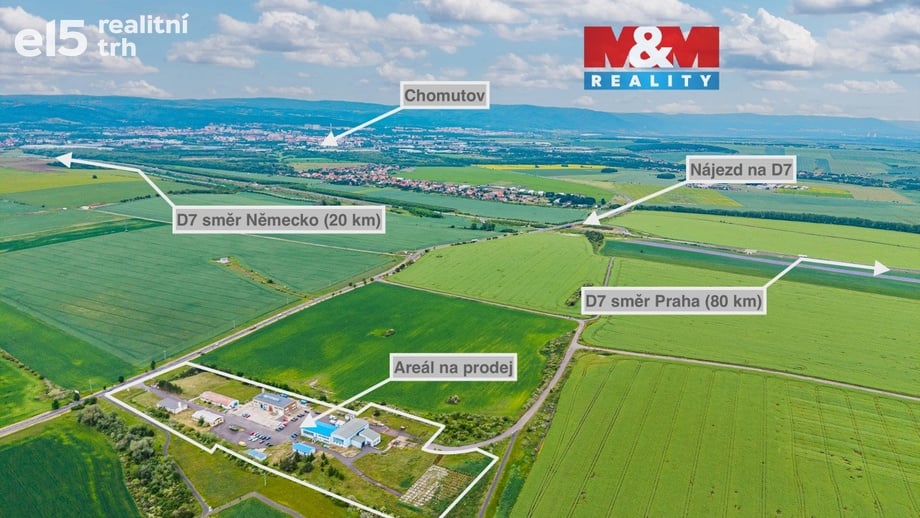 Prodej výrobního prostoru 2 822 m², Droužkovice