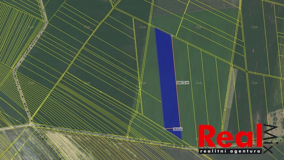 Prodej zemědělská půda, 38 913 m² - Křenovice