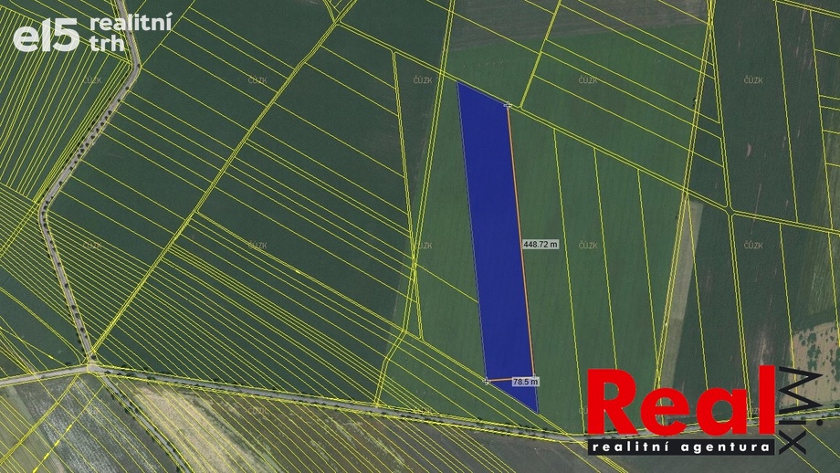 Prodej pole 38 913 m², Křenovice